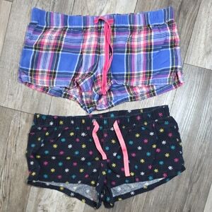 Old Navy | 2" Inseam Flannel PJ Bottoms Set Of 2 Size Medium